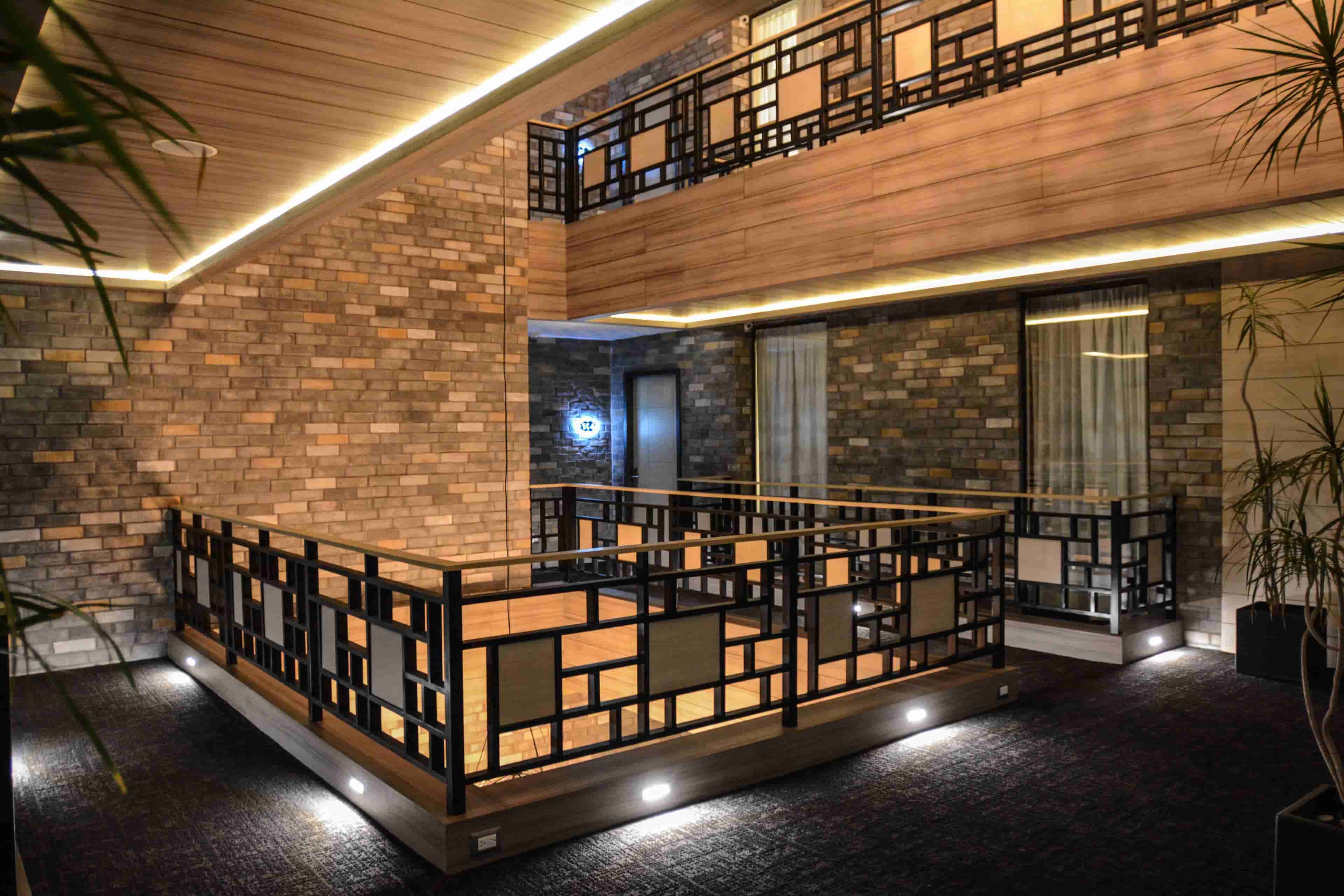 Hotel Punto MX hallway with rooms