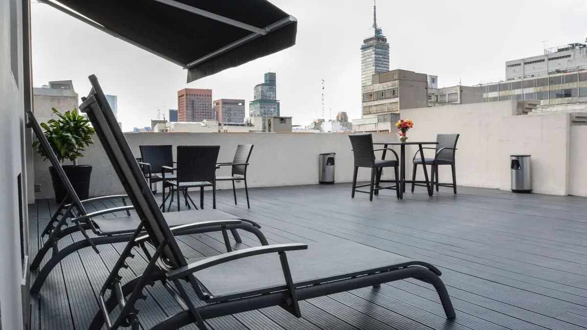 Terrace at Hotel Punto MX