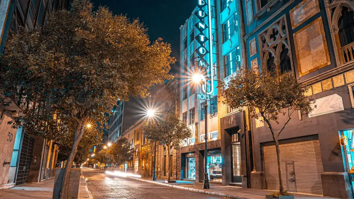 Facade of Hotel Punto MX