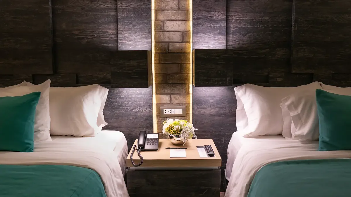 Двухместный номер Deluxe с двумя двуспальными кроватями в Hotel Punto MX.